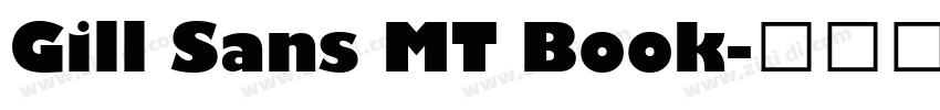 Gill Sans MT Book字体转换